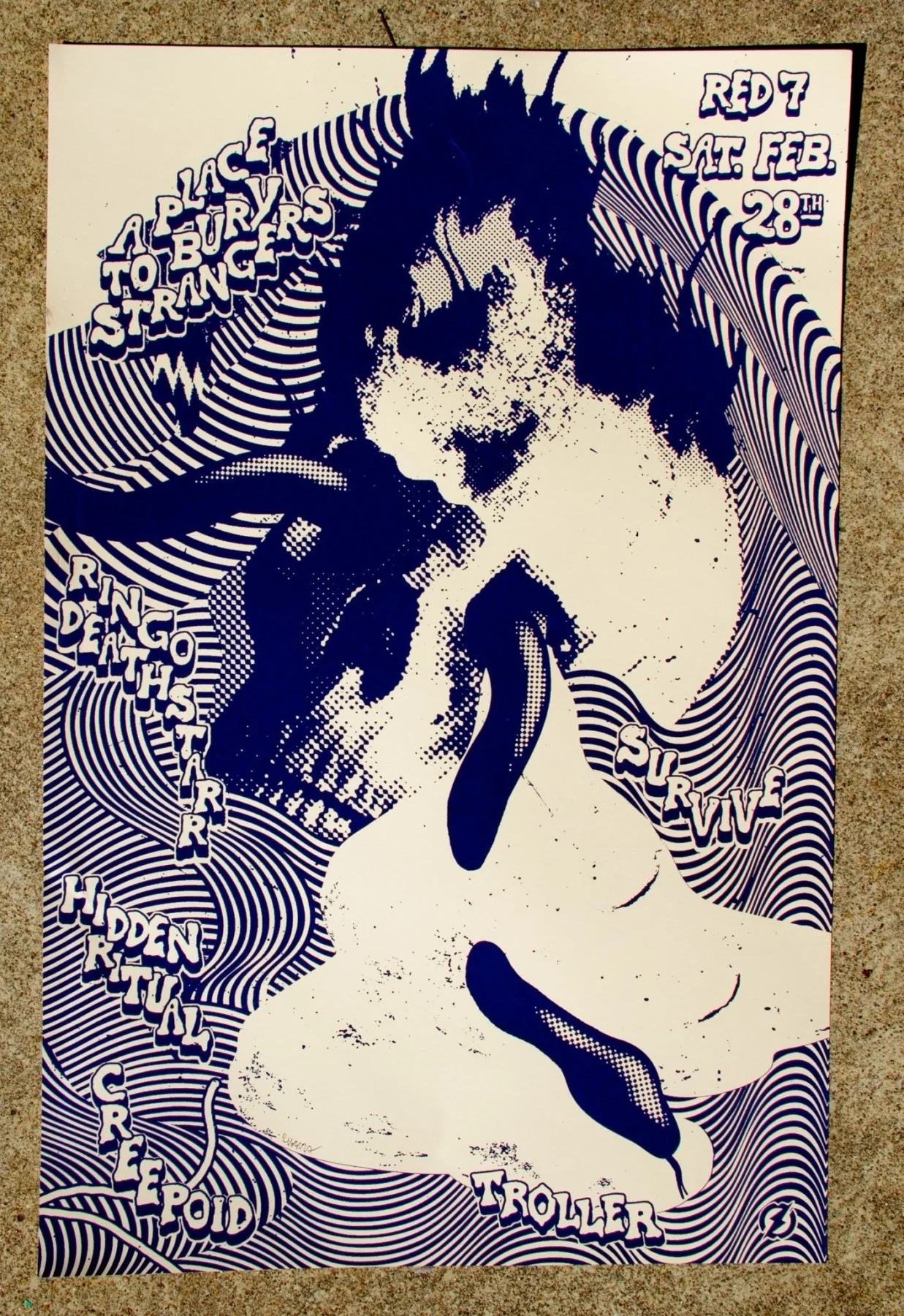 A Place To Bury Strangers Poster by Jaime Zuverza