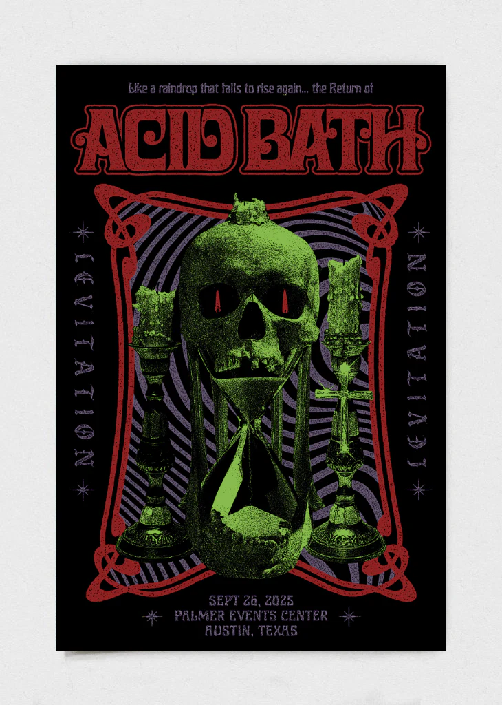 Acid Bath Poster by Branca Studio
