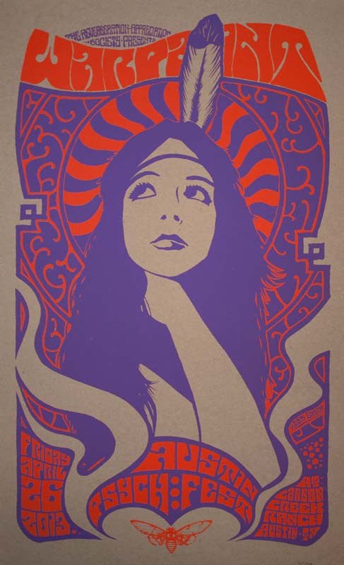 Warpaint Poster by Robin Gnista