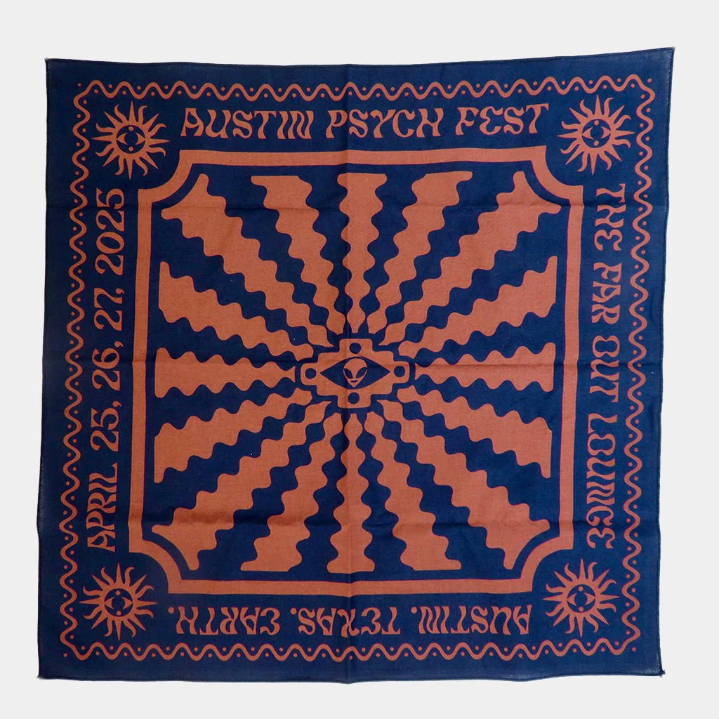 Austin Psych Fest 2025 Commemorative Bandana