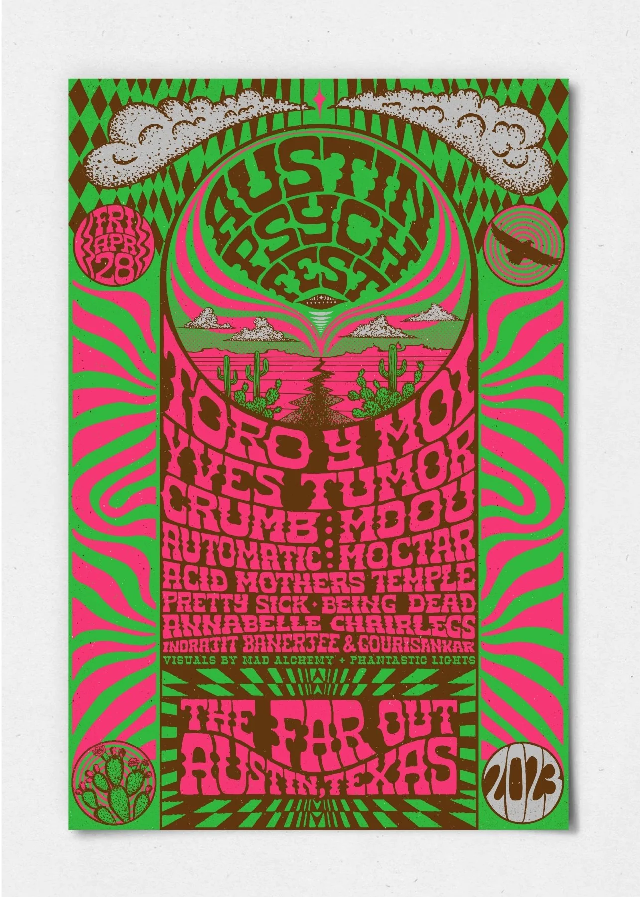 APF FRIDAY 2023 Poster by Fez Moreno