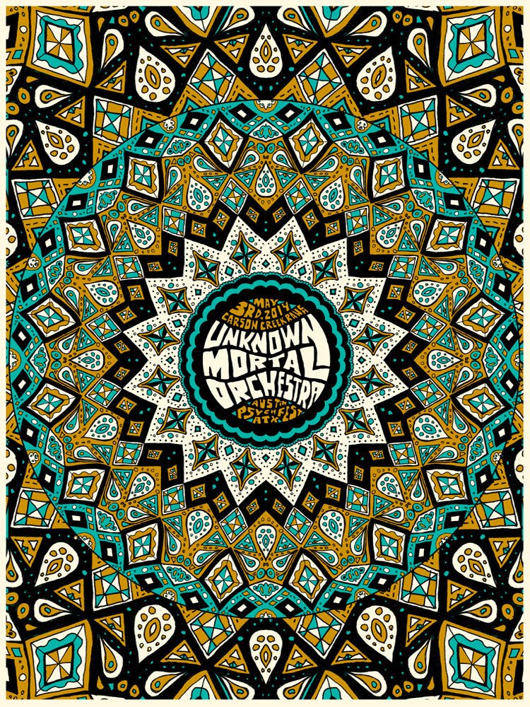 Unknown Mortal Orchestra Poster by Nate Duval