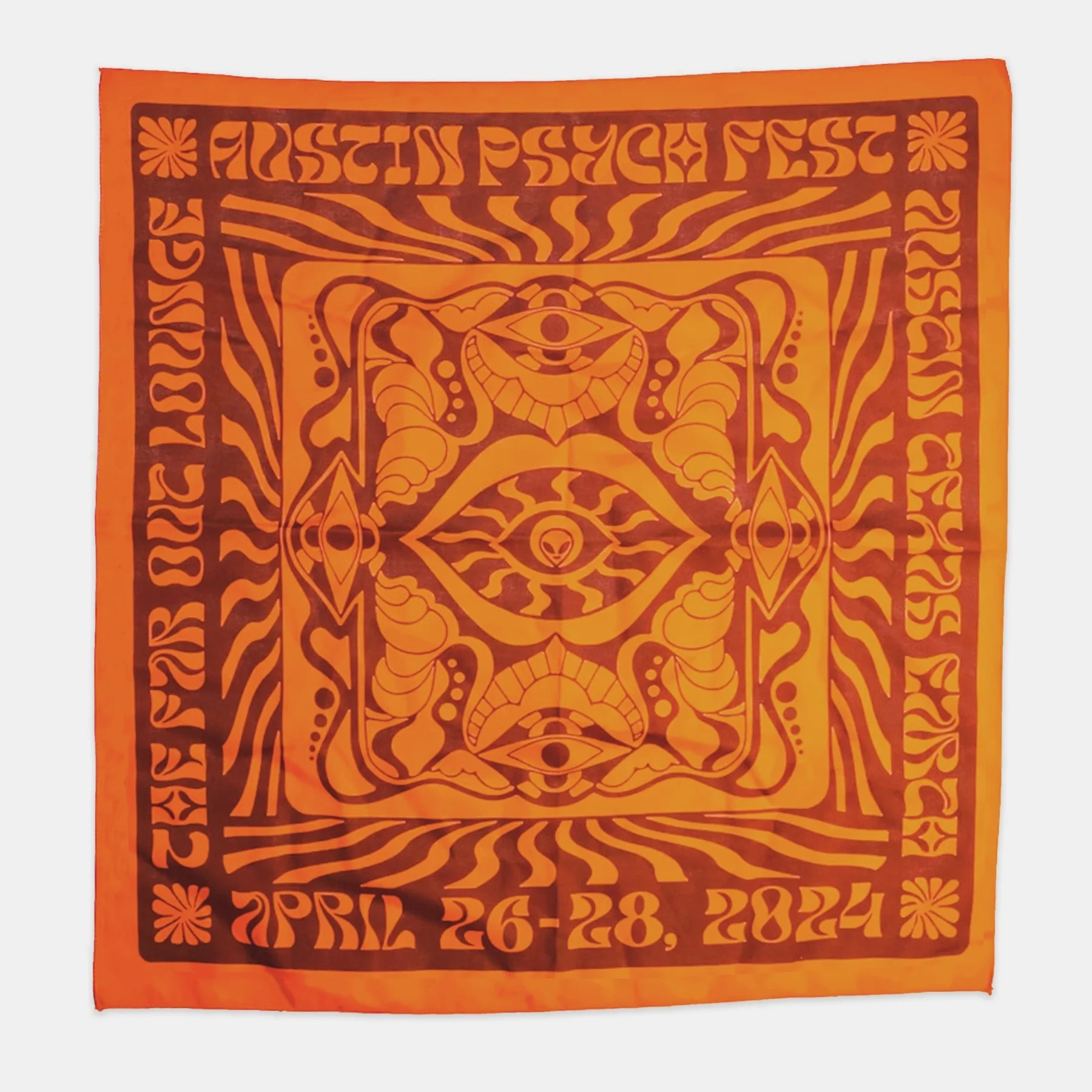 Austin Psych Fest 2024 Burnt Orange Bandana