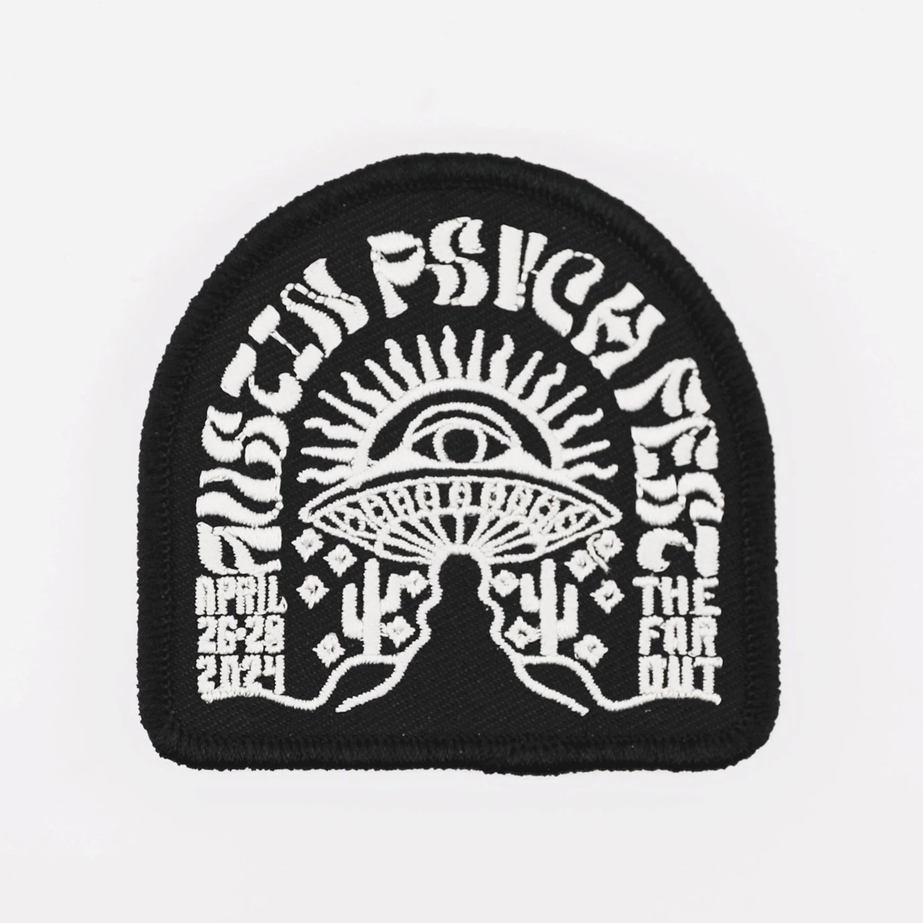 Austin Psych Fest Embroidered Patch - Dark