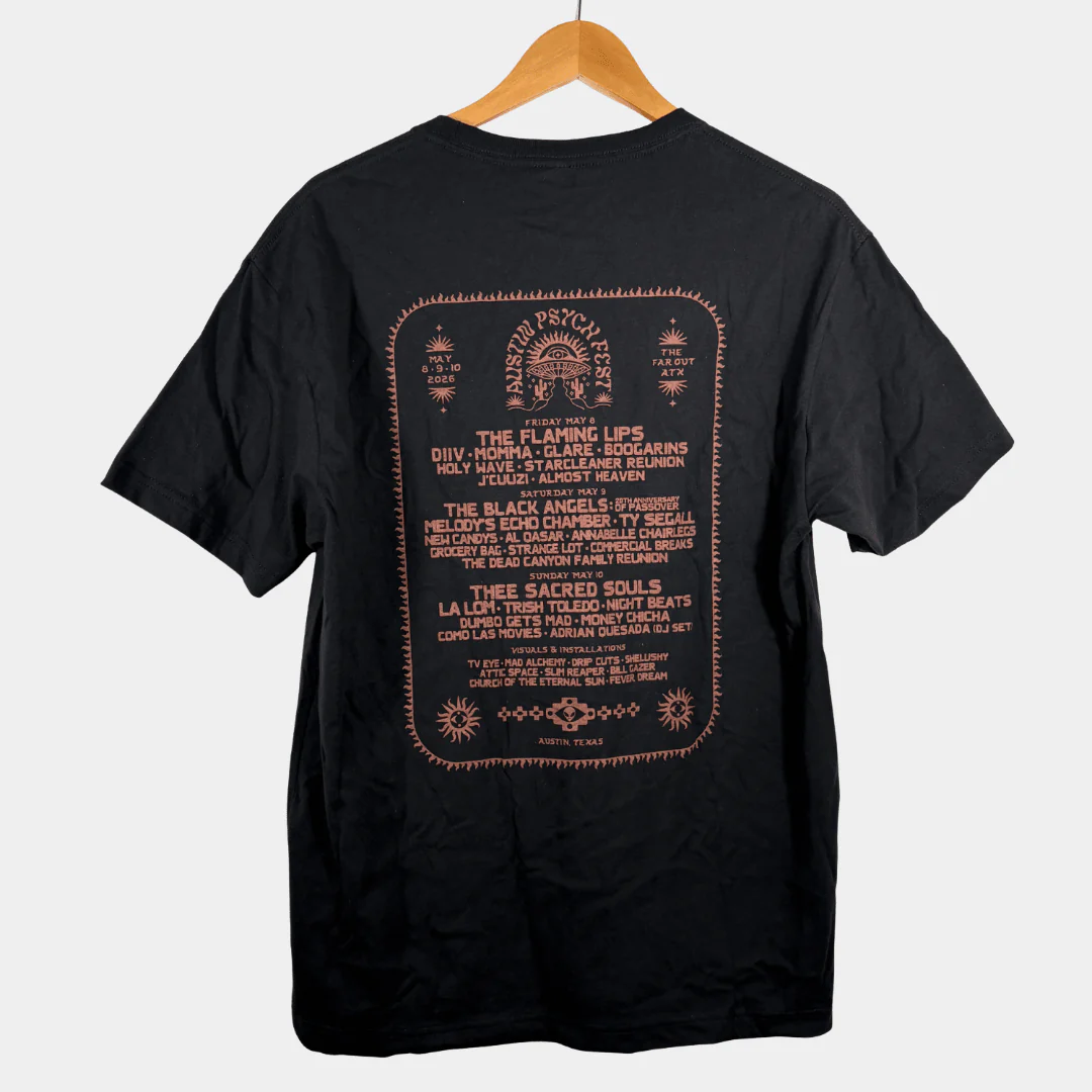 Austin Psych Fest 2026 Commemorative T-Shirt - Image 4