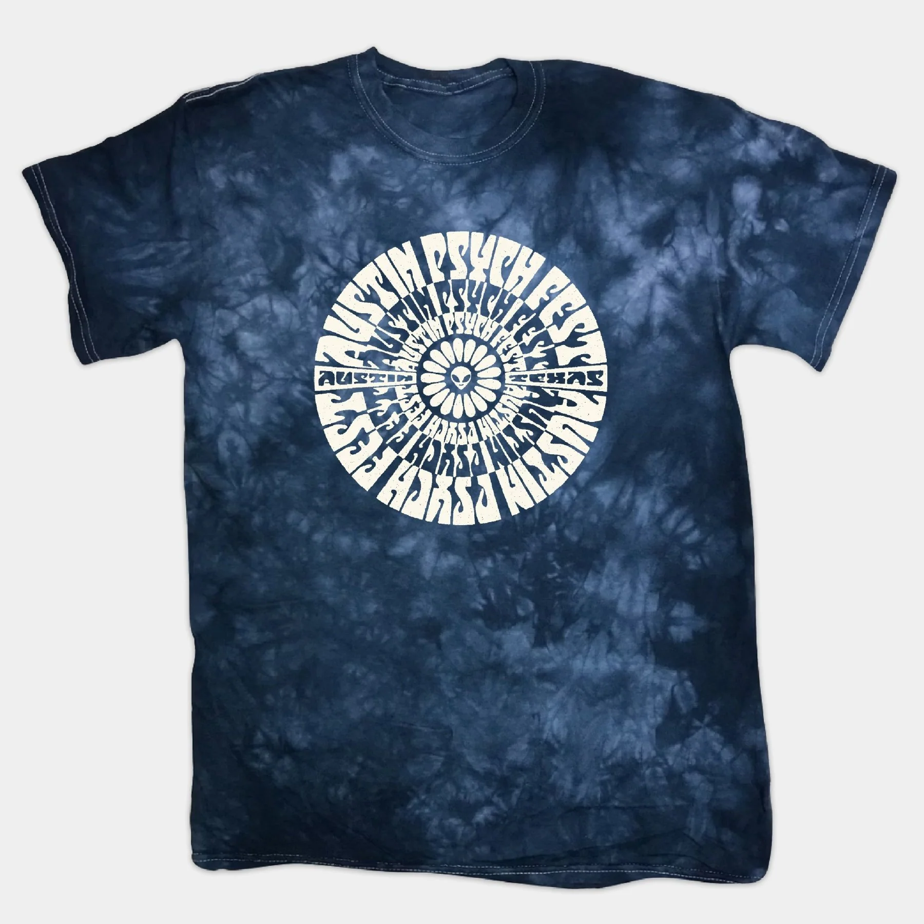 Austin Psych Fest 'We Come In Peace' Tie Dye
