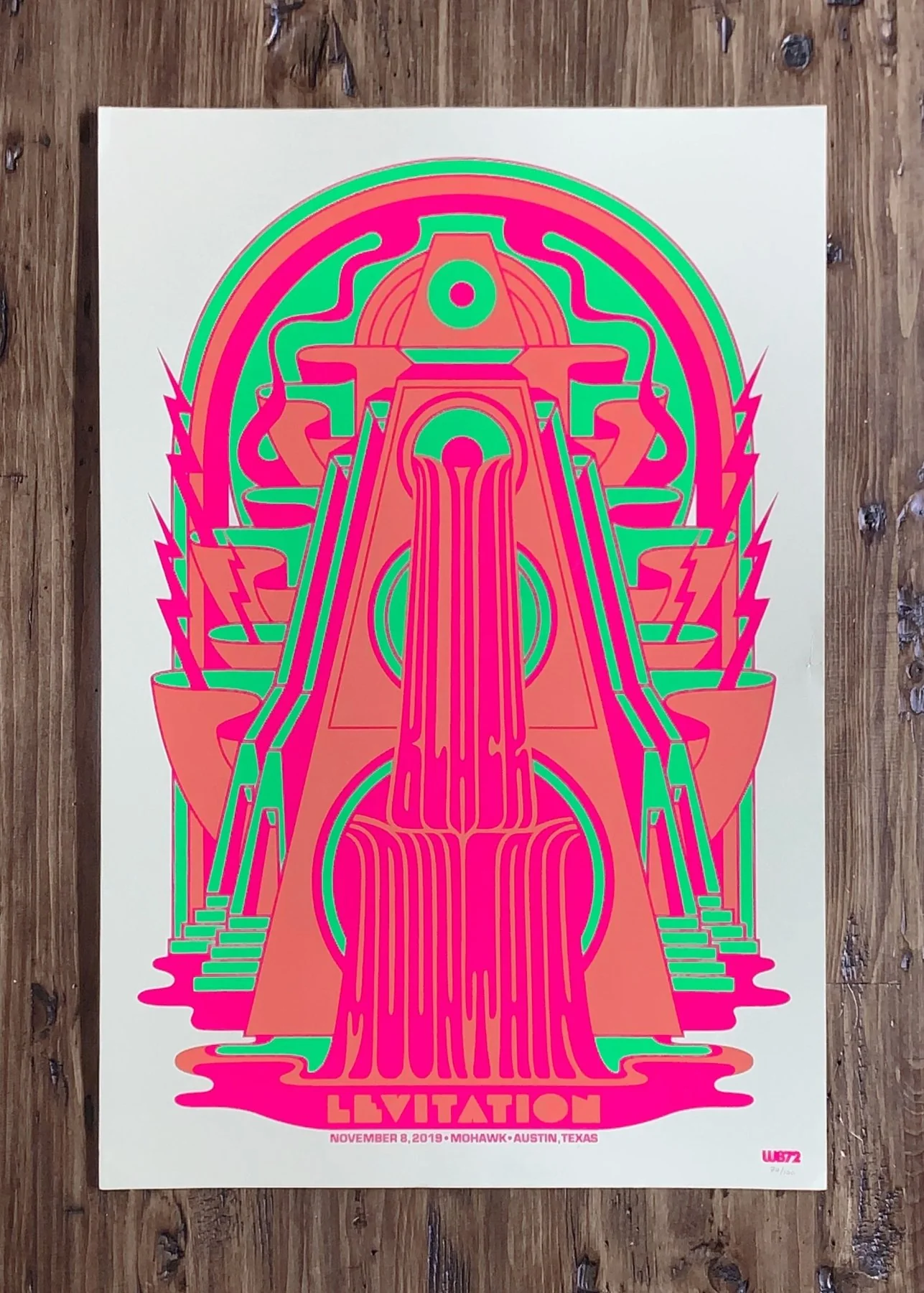 Black Mountain Poster by Weird Beard 72