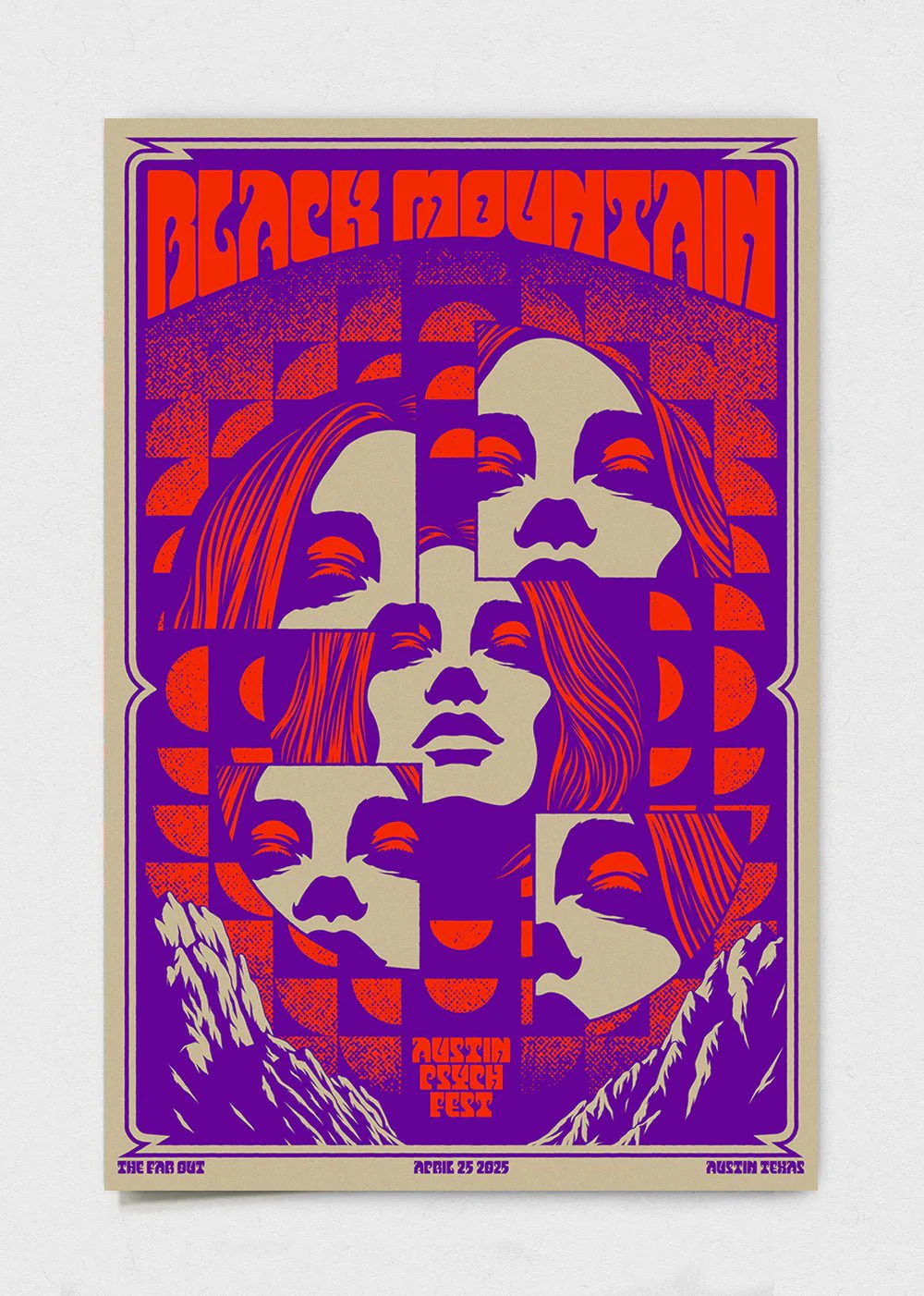 Black Mountain Poster by Simon Berndt