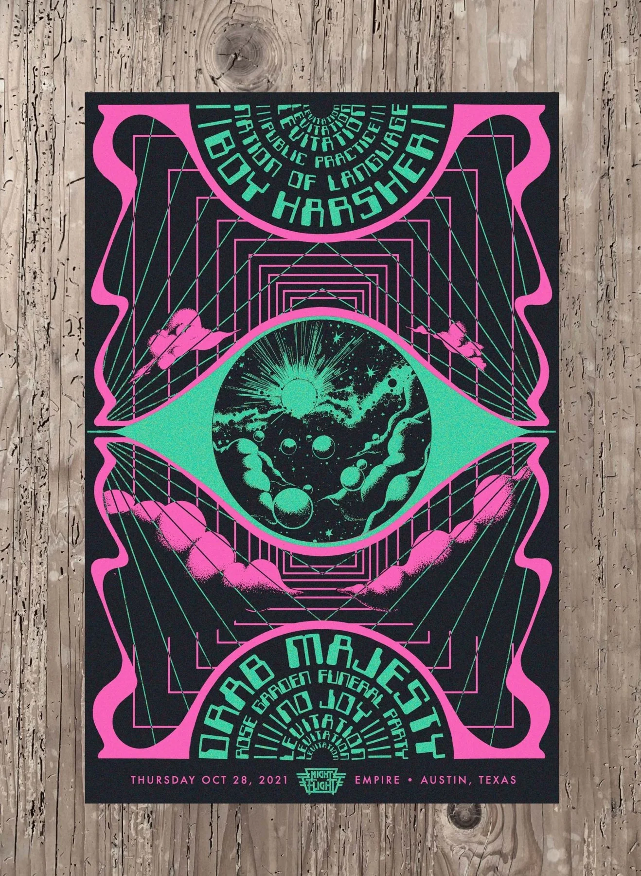Boy Harsher + Drab Majesty Poster by Callum Rooney - ARCHIVE