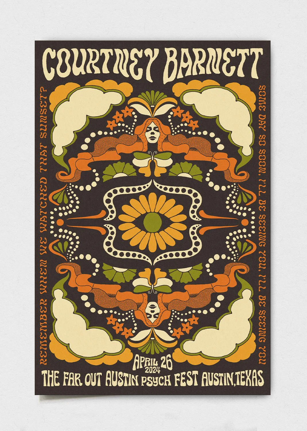 Courtney Barnett Poster by Sun Keep