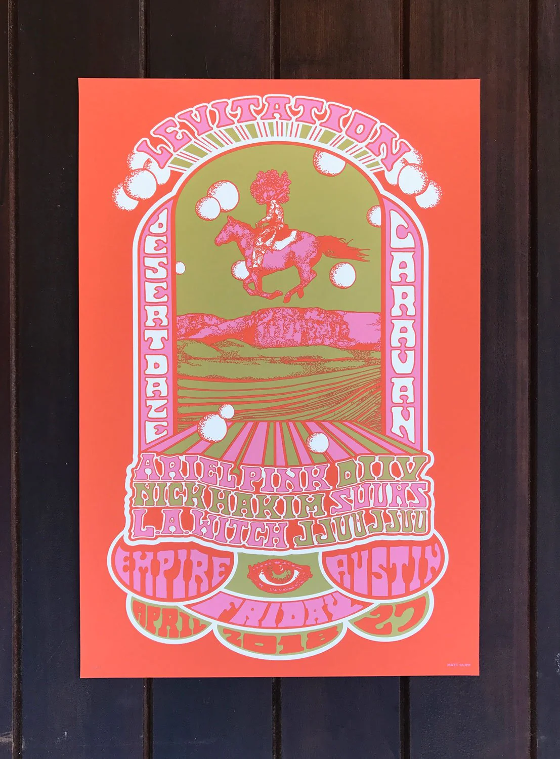 Desert Daze Caravan Poster by Matt Cliff