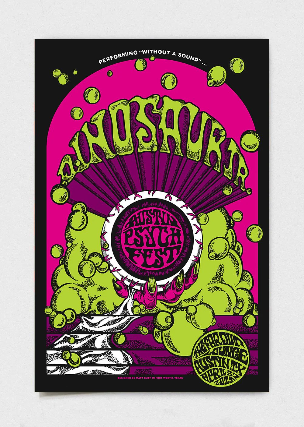 Dinosaur Jr. Poster by Matt Cliff