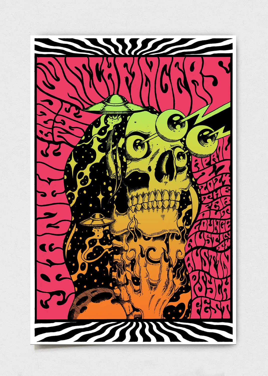 Frankie and the Witch Fingers Poster by Alan Forbes