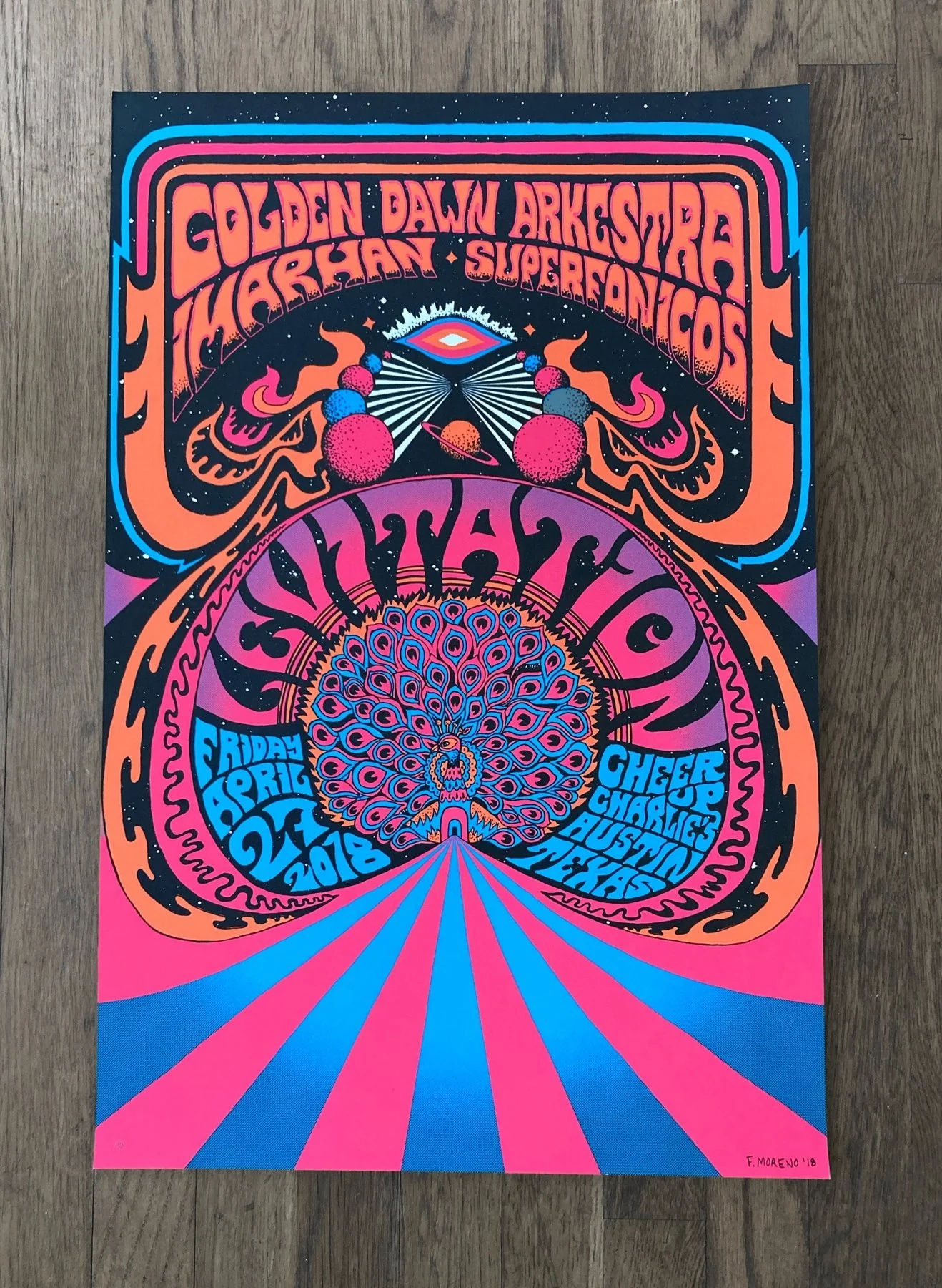 Golden Dawn Arkestra Poster by Federico "Fez" Moreno