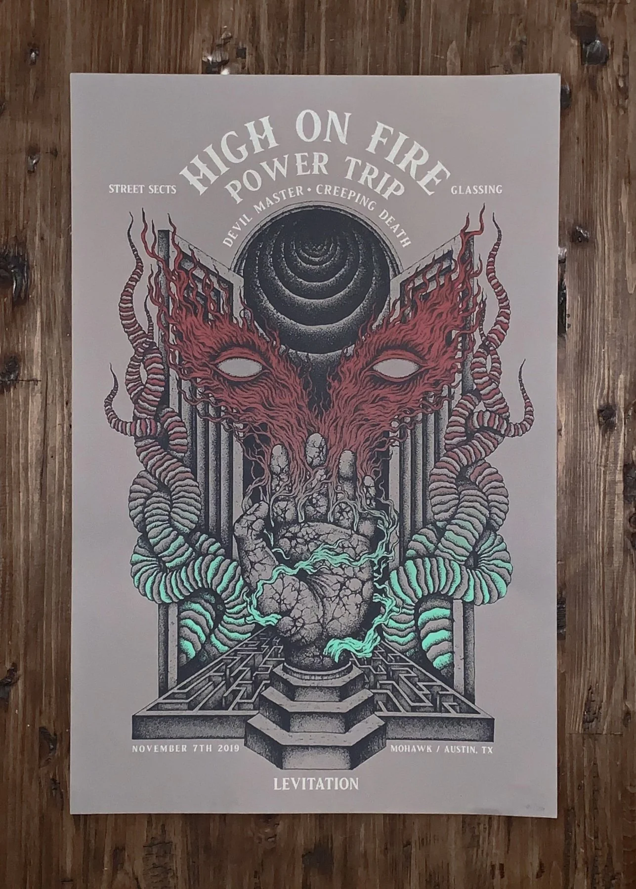 High On Fire + Power Trip Poster by Kuba Sokolski