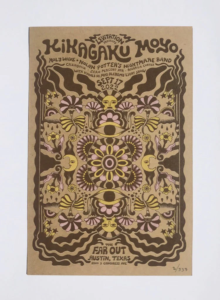 Kikagaku Moyo - Sept 17, 2022 - Handbills