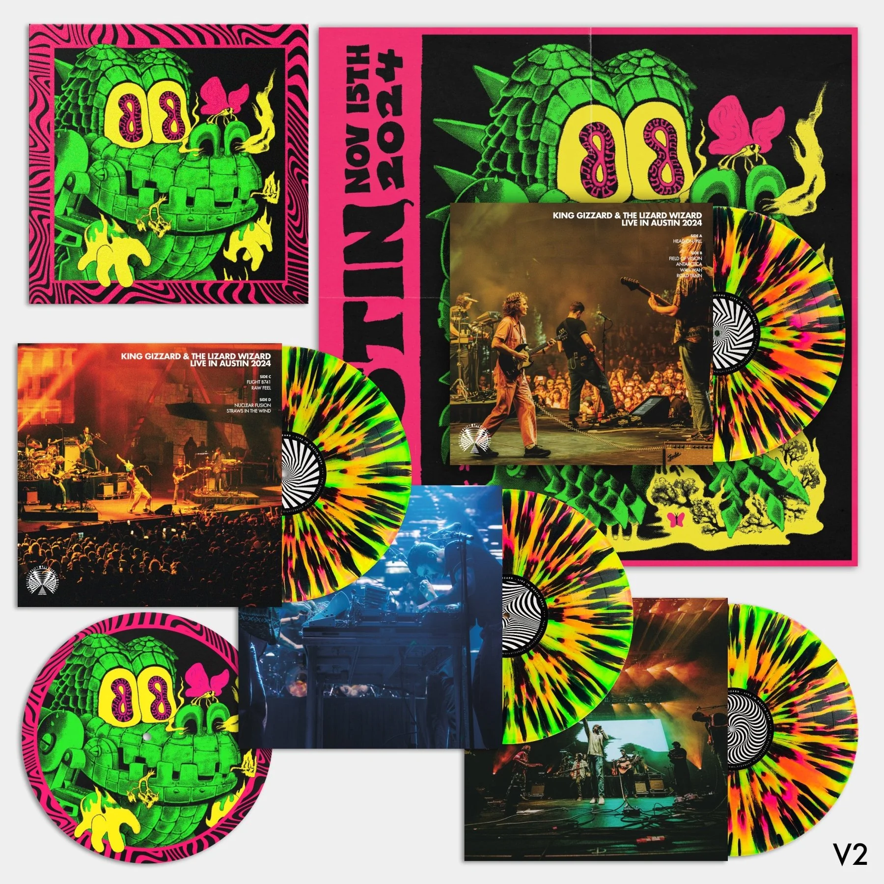 King Gizzard - Live in Austin '24 (4LP Box Set)