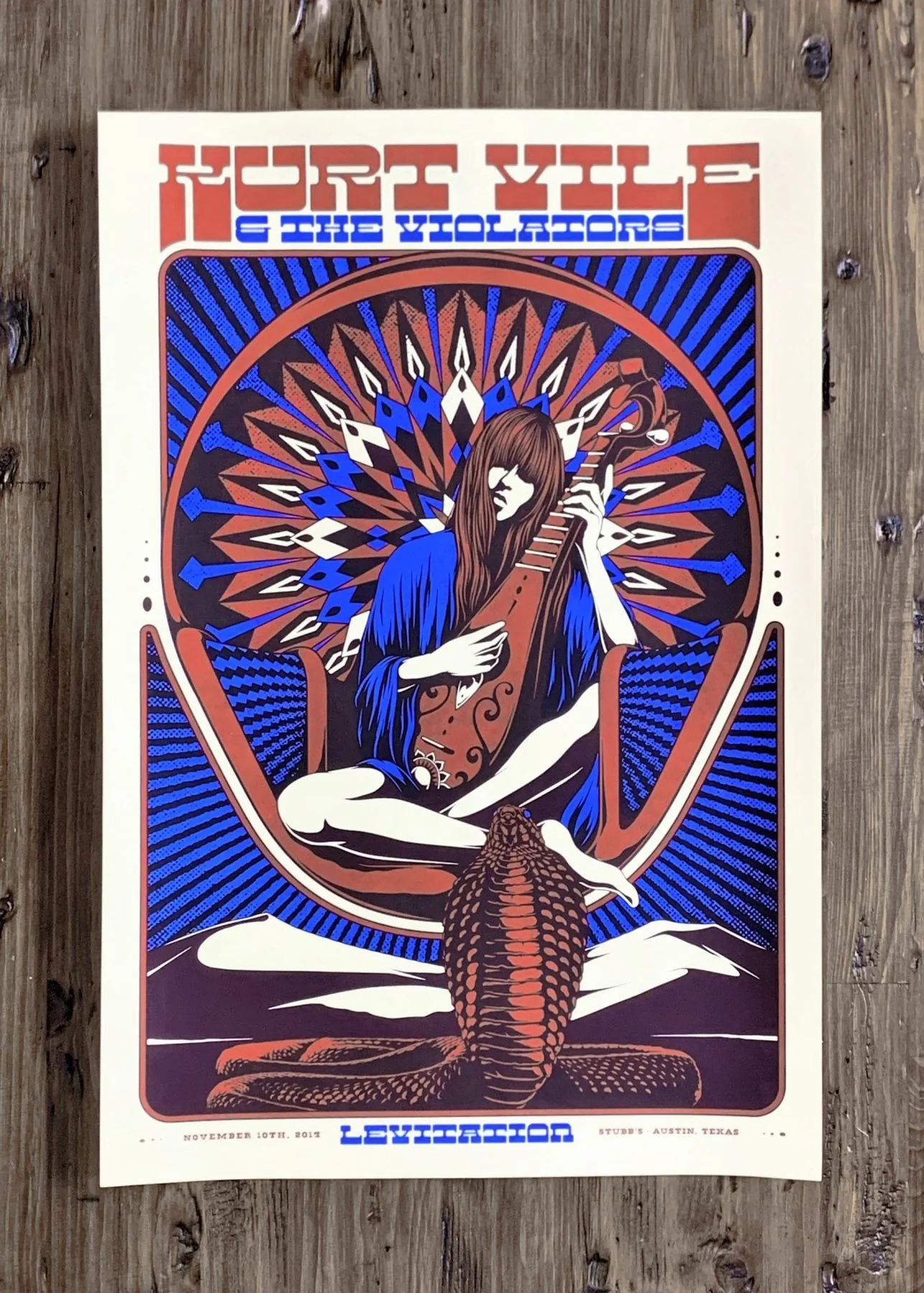 Kurt Vile & The Violators Poster by Simon Berndt - ARCHIVE