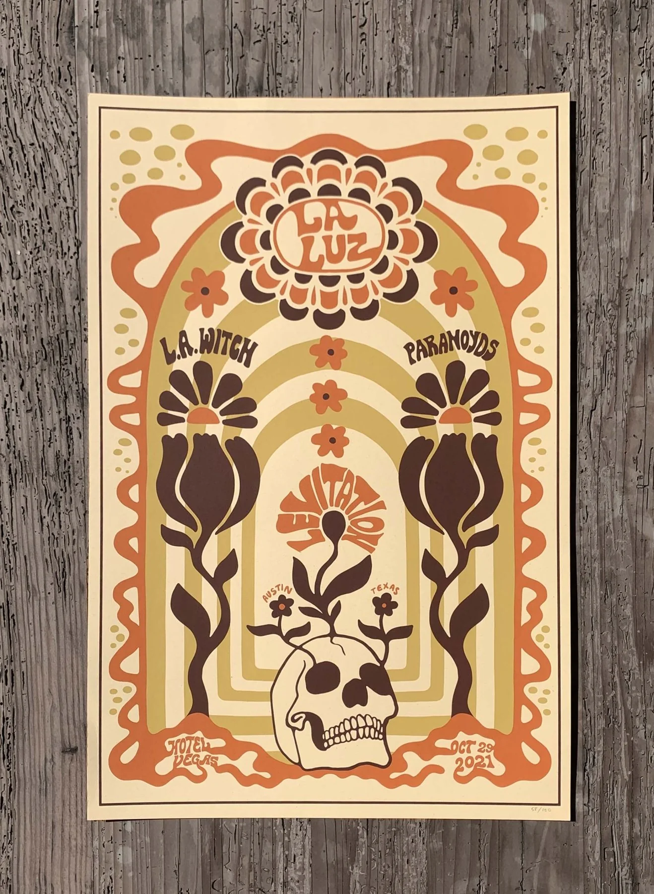 La Luz + L.A. Witch + Paranoyds Poster by Sun Keep