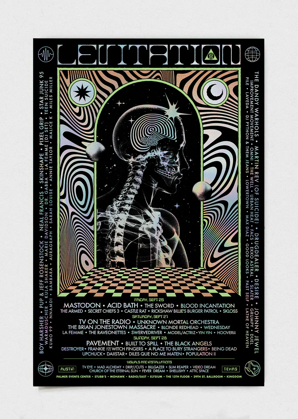 LEV '25 Weekend Poster by Tone Olvera