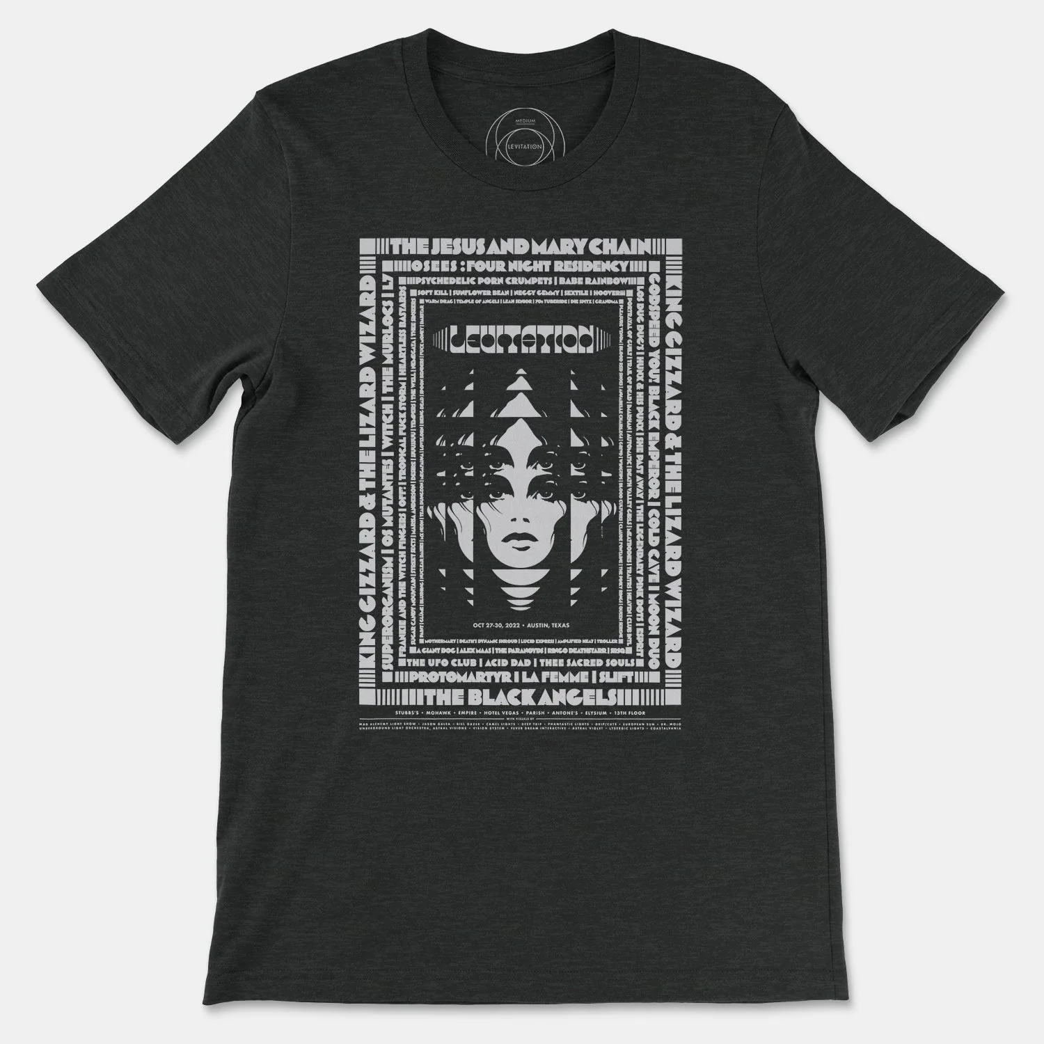 Levitation 2022 Line Up T-Shirt