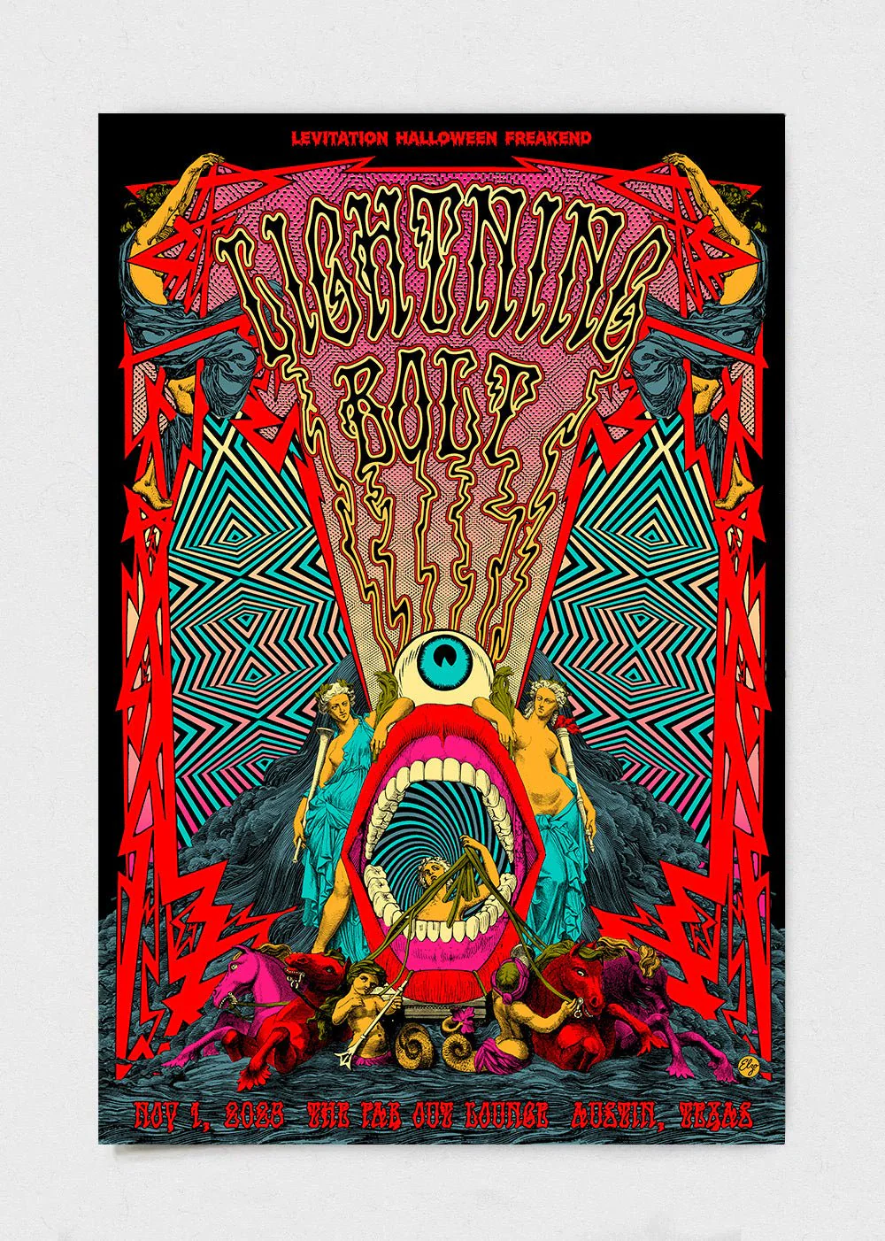Lightning Bolt Poster by Elzo Durt
