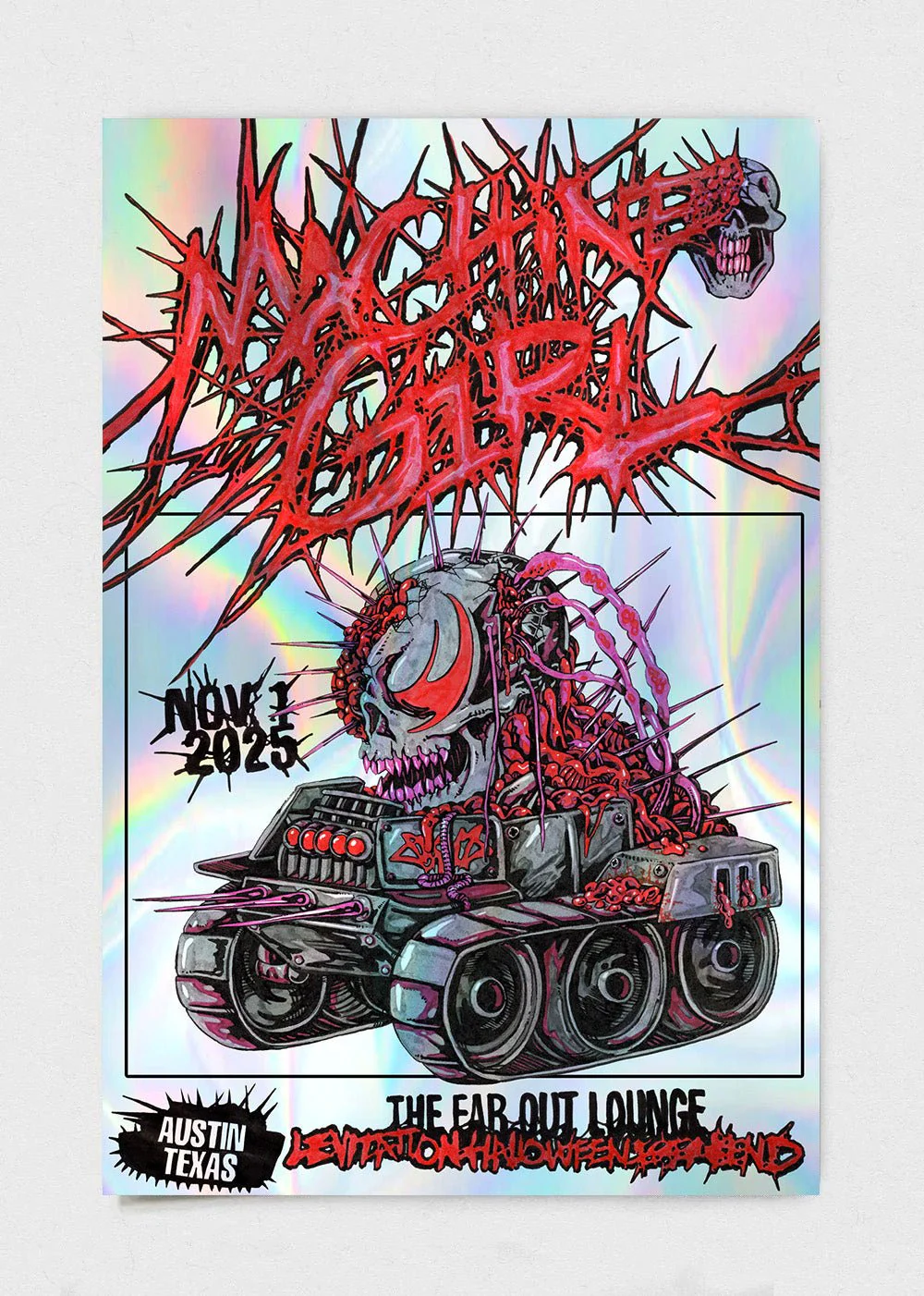 Machine Girl Poster by Quentin Gomzé