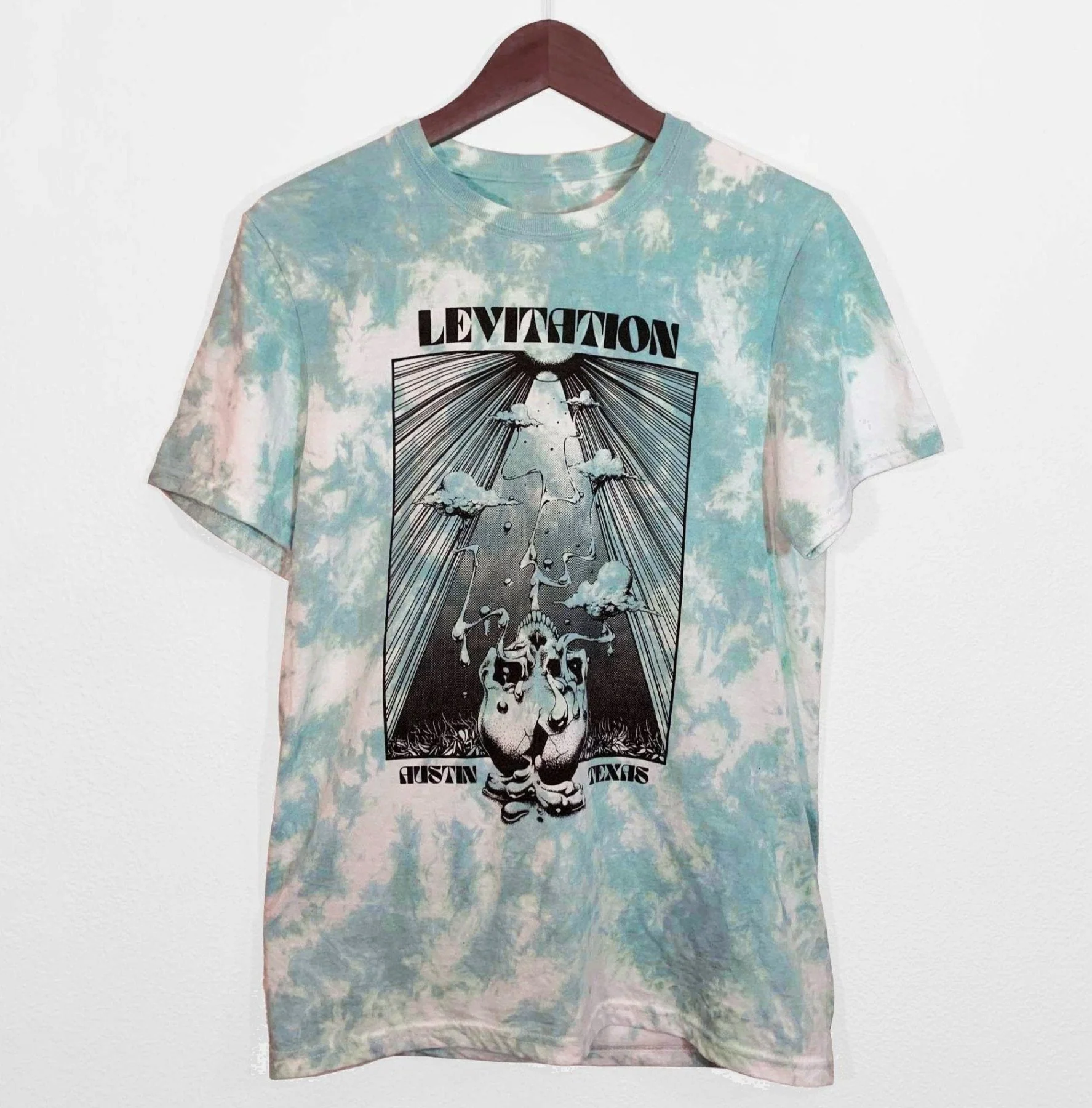 MELTED SKULL Tie Dye T-Shirt