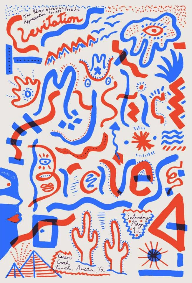 Mystic Braves Poster by Robbie Simon