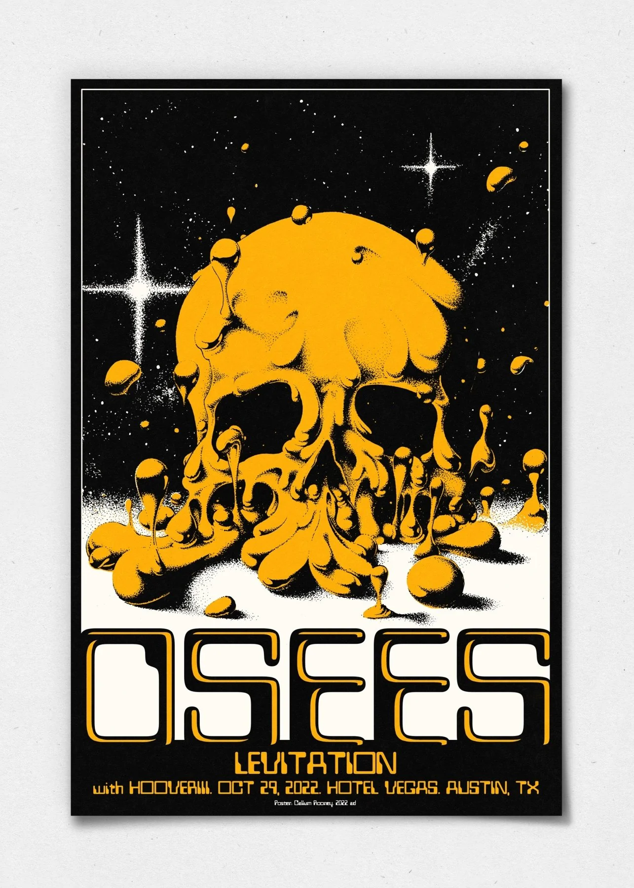 OSEES - NIGHT 3 Poster by Callum Rooney