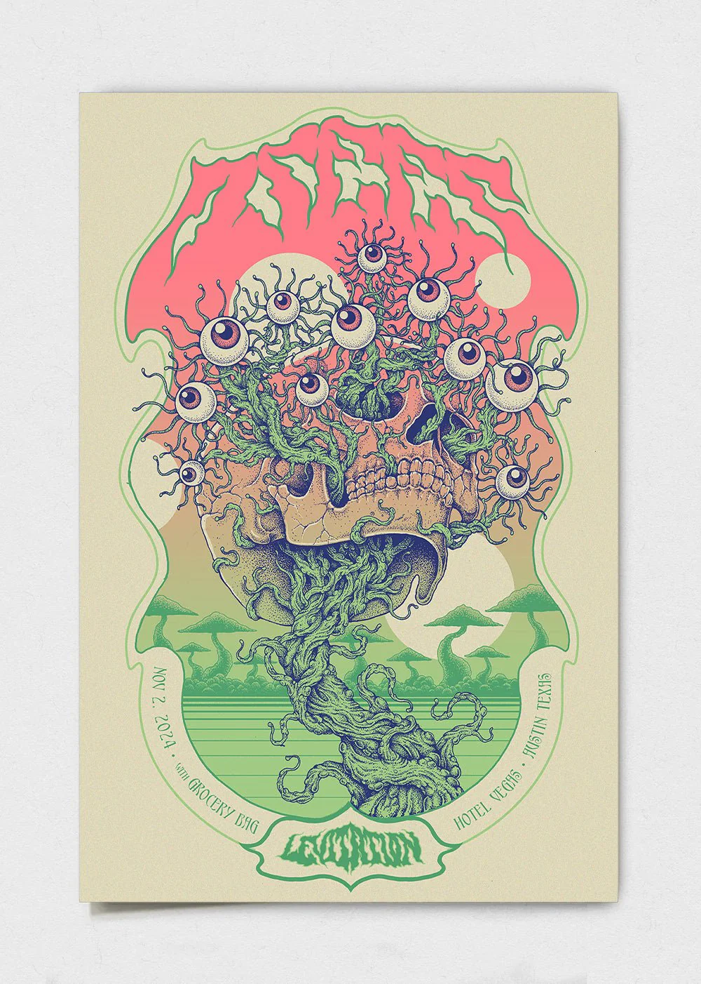 OSEES Night 3 Poster by Kuba Sokólski