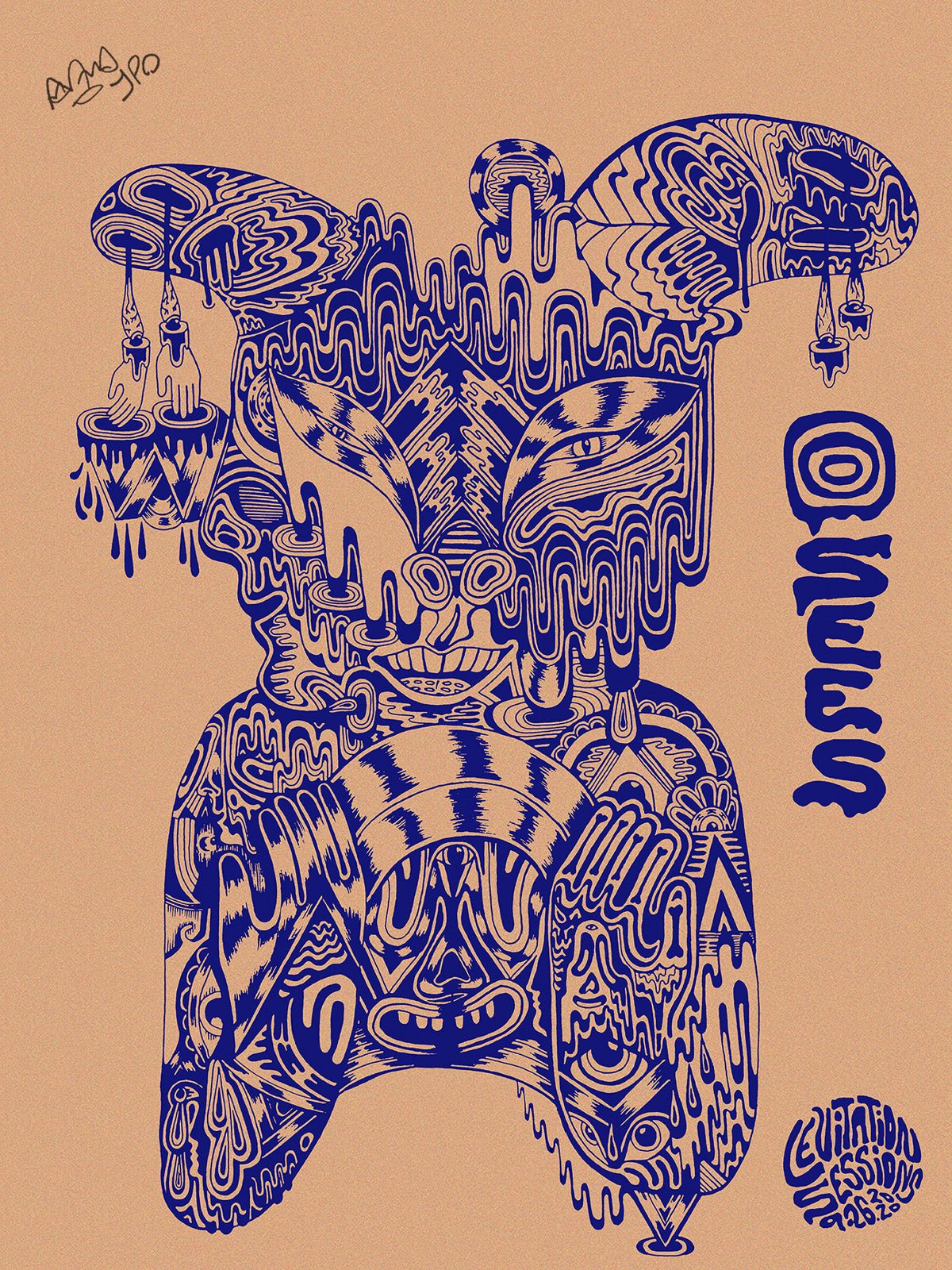 OSEES Session Vol 1 Signed Screenprint