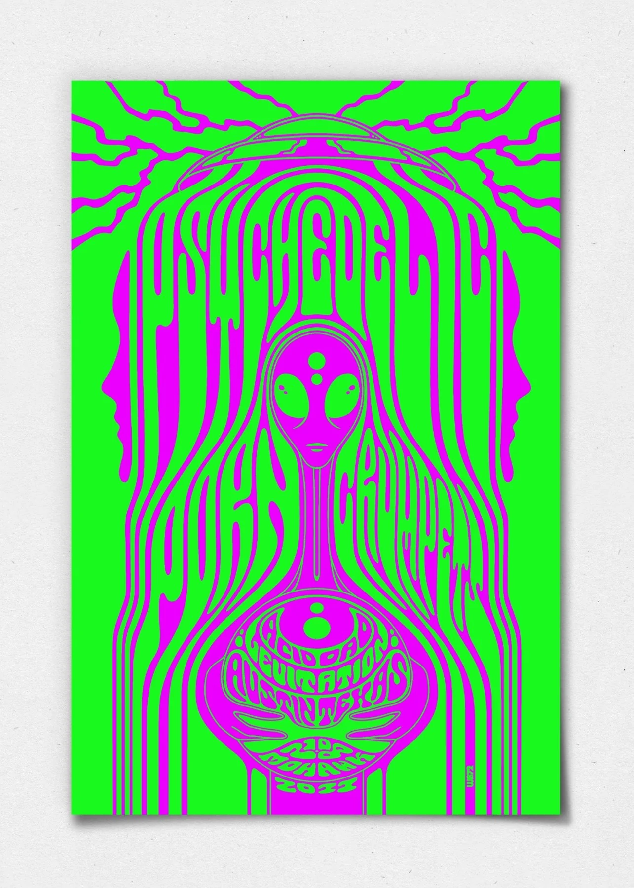 Psychedelic Porn Crumpets Poster by WB72