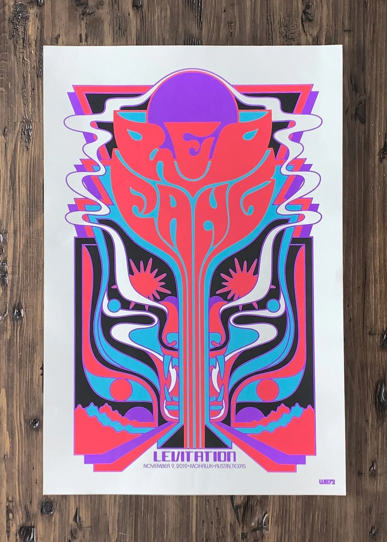 Red Fang Poster by Weird Beard 72 - ARCHIVE