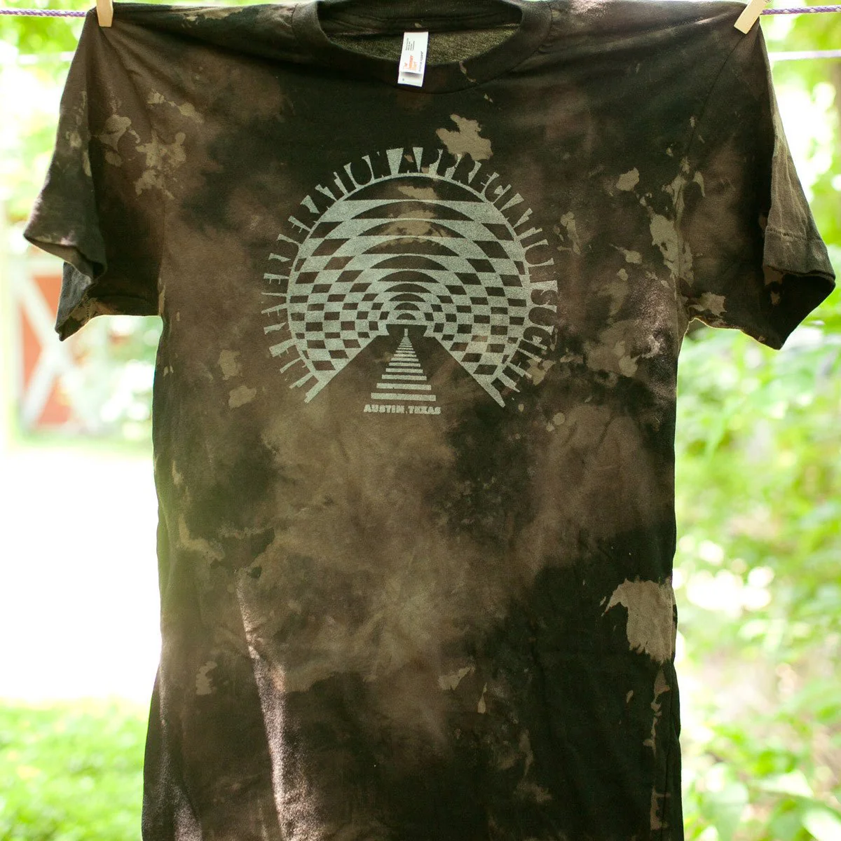 RVRB Logo Dark Tie Dye T-Shirt