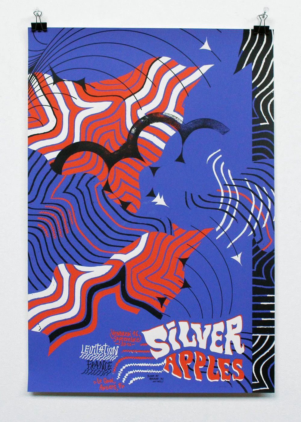 Silver Apples Poster by Arrache Toi Un Oiel