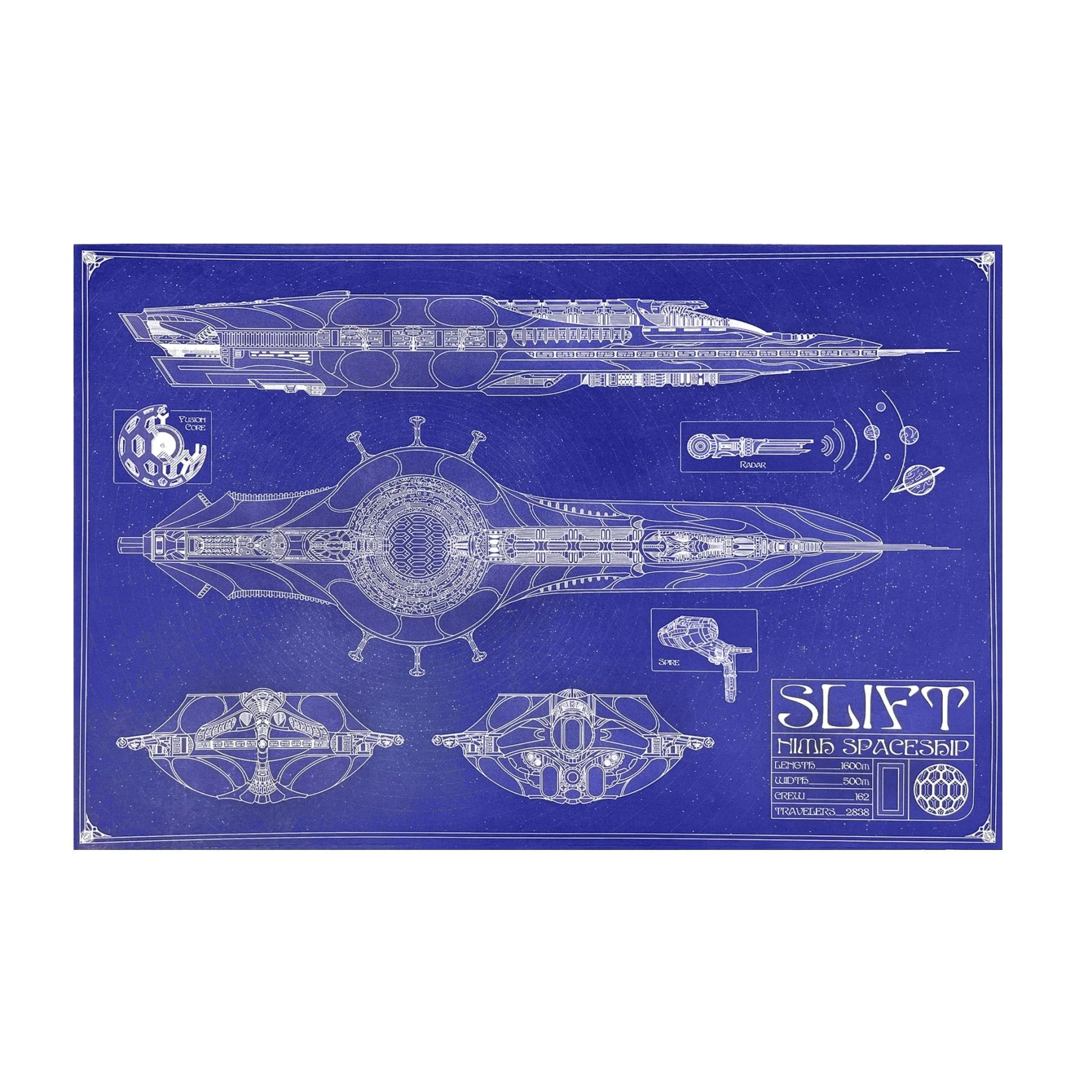 SLIFT - NIMH Spaceship Poster
