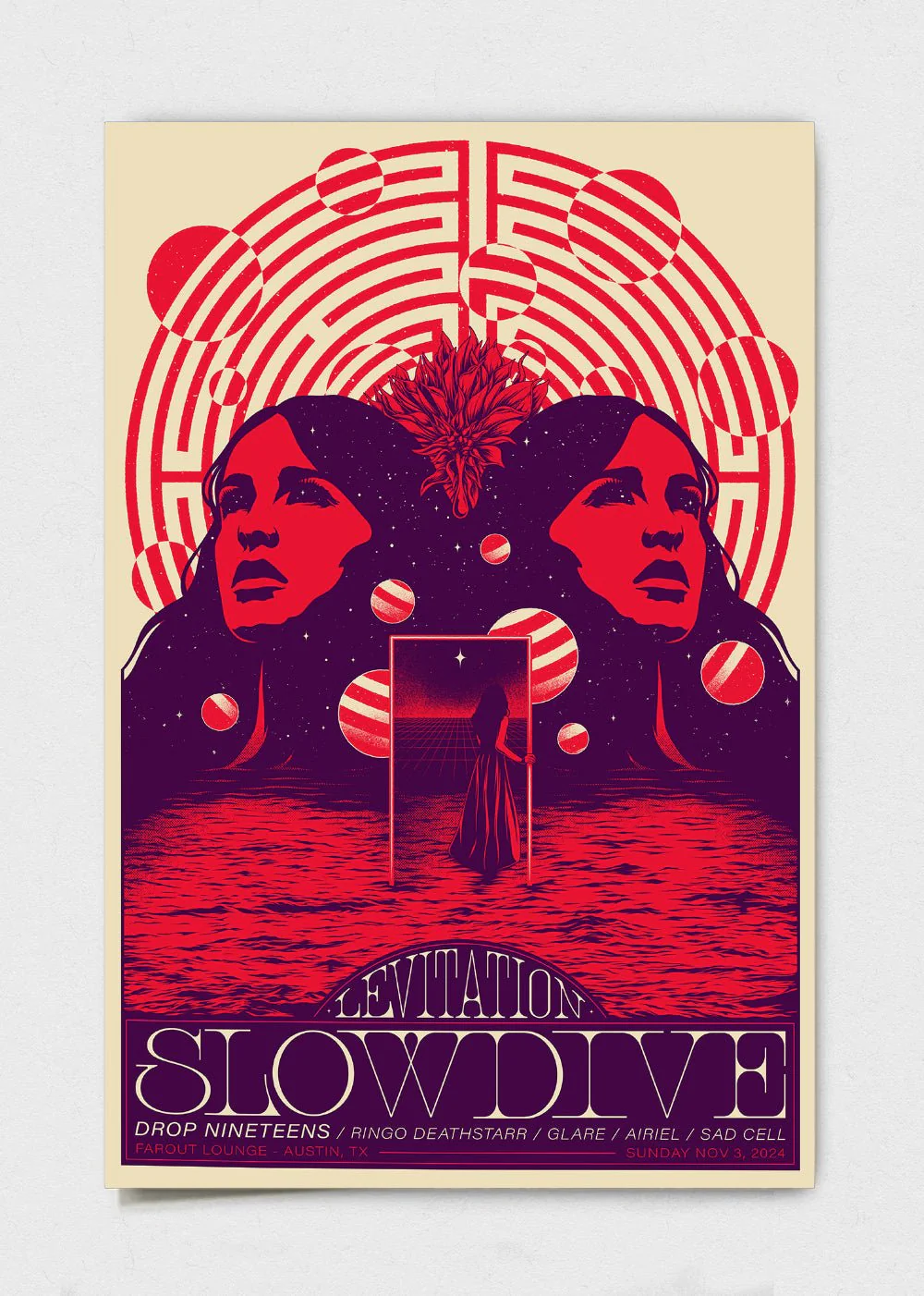Slowdive Poster by Simon Berndt