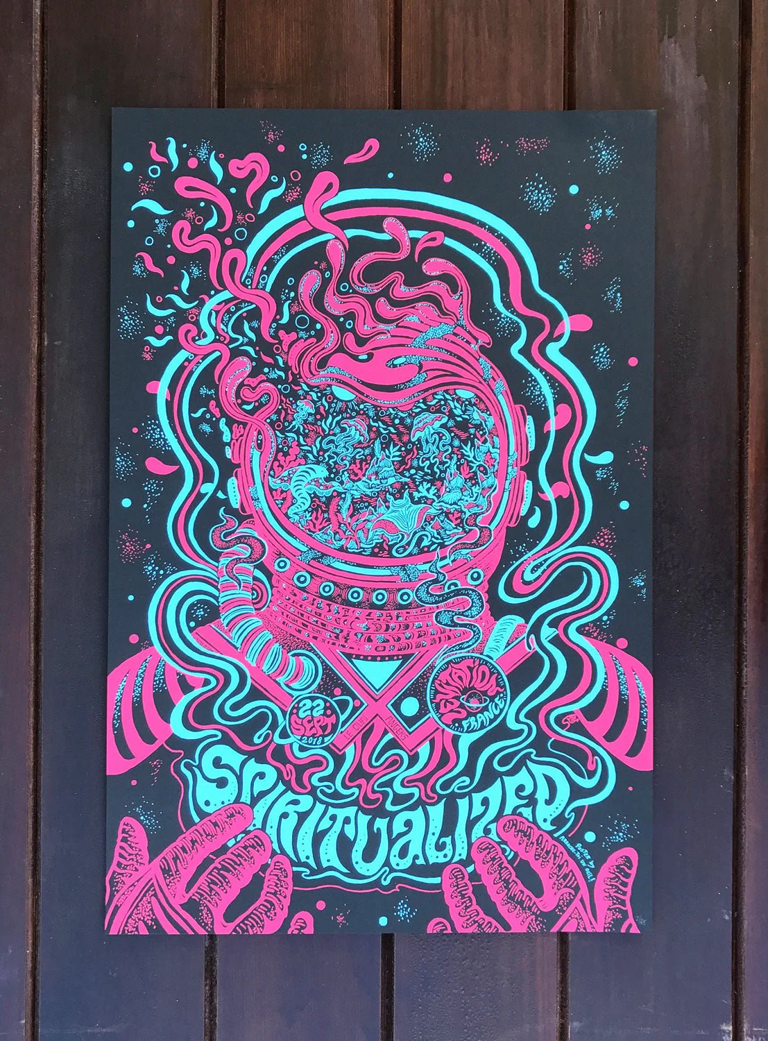 Spiritualized Poster by Arrache Toi Un Oeil