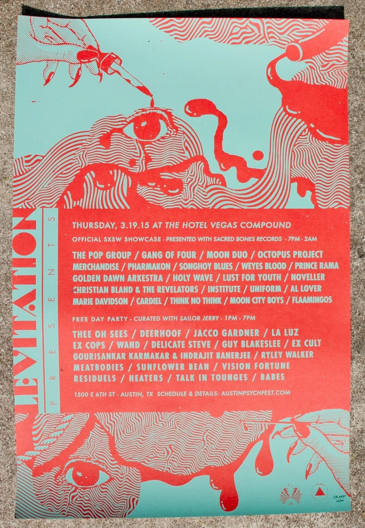 SXSW Hotel Vegas Poster by Jamie Zuverza - ARCHIVE