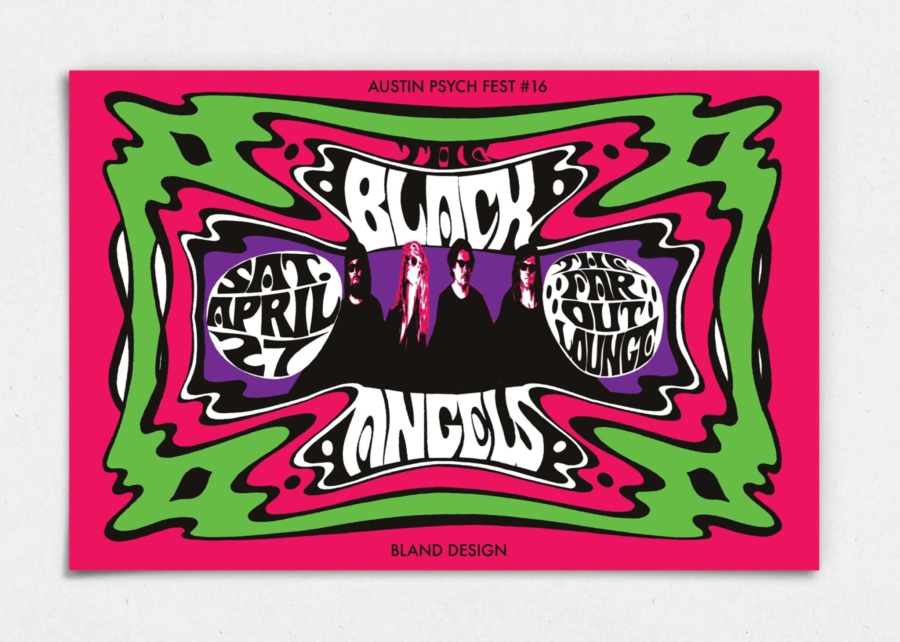 The Black Angels Poster by Christian Bland