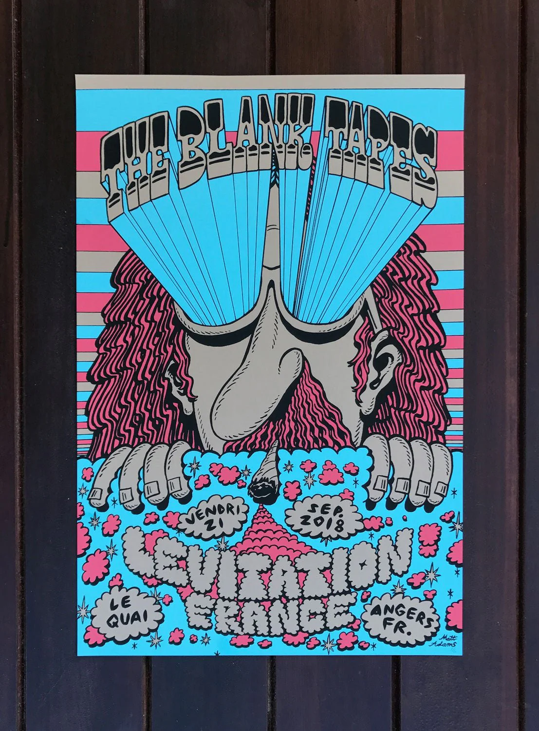 The Blank Tapes Poster by Matt Adams