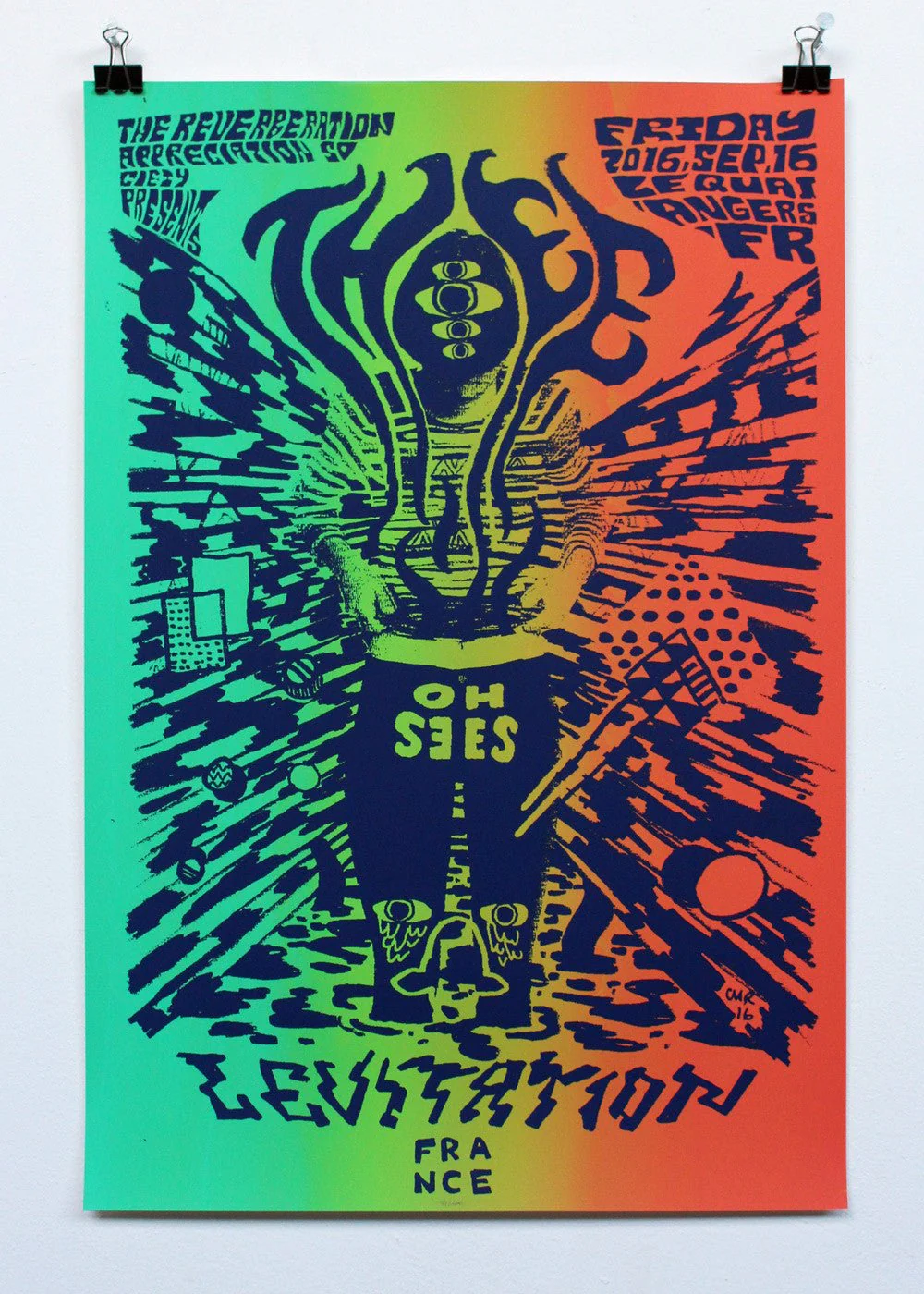 Thee Oh Sees Poster by CMRTYZ - ARCHIVE