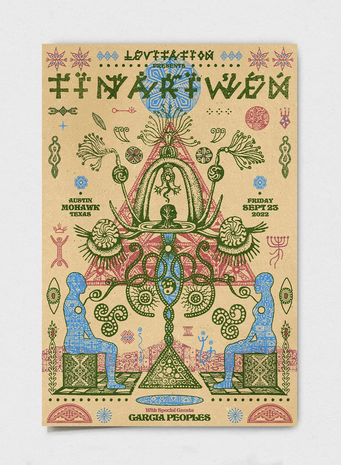 Tinariwen September 23rd Poster by Ventral is Golden