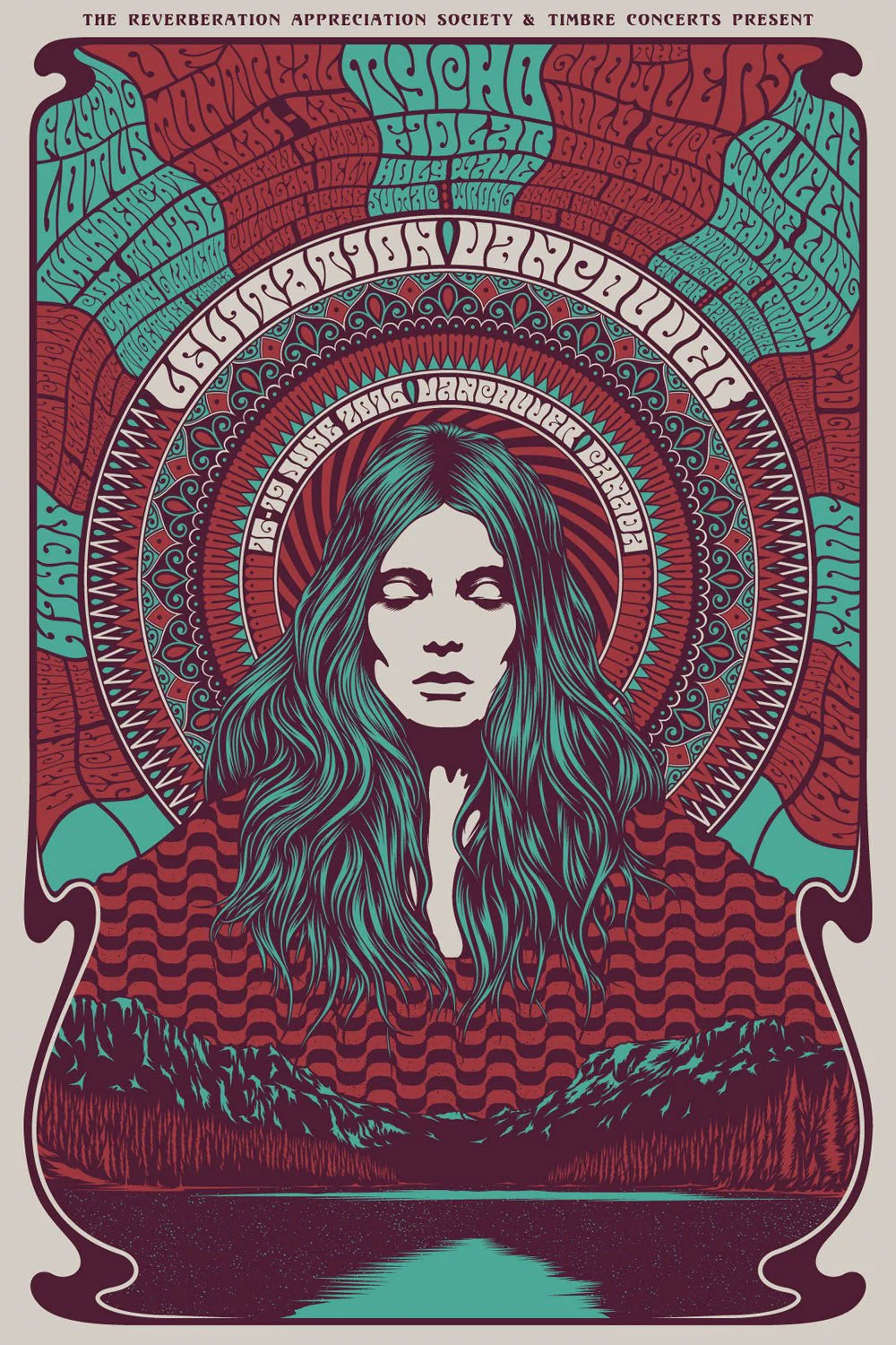Levitation Vancouver 2016 Poster by Simon Berndt
