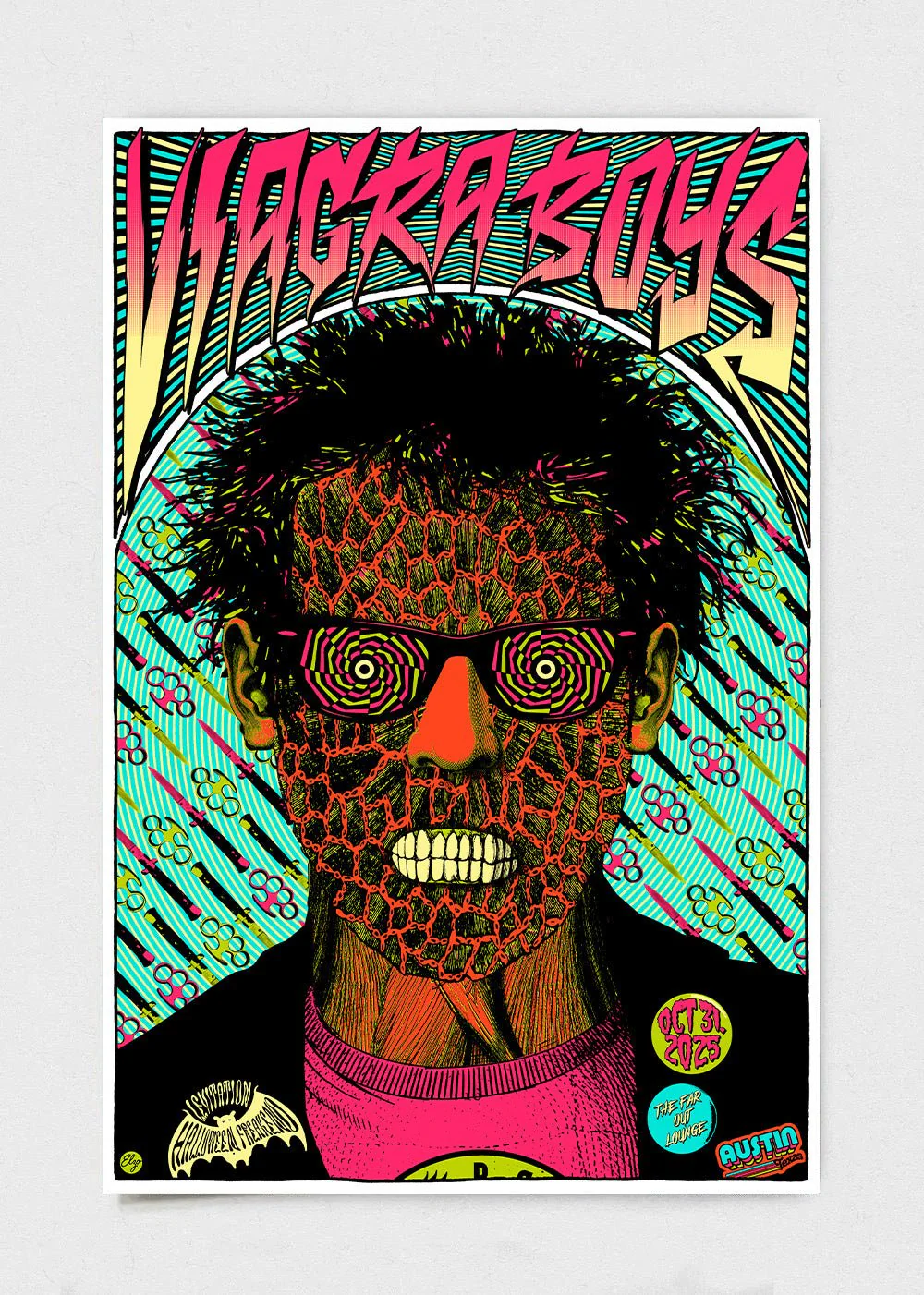 Viagra Boys Poster by Elzo Durt
